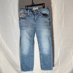 Ariat Men's Light Blue Slim Straight Jeans